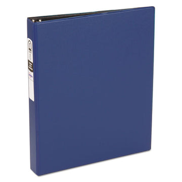 Avery® Economy Non-view Binder With Round Rings, 3 Rings, 1" Capacity, 11 X 8.5, Blue, (3300) freeshipping - TVN Wholesale